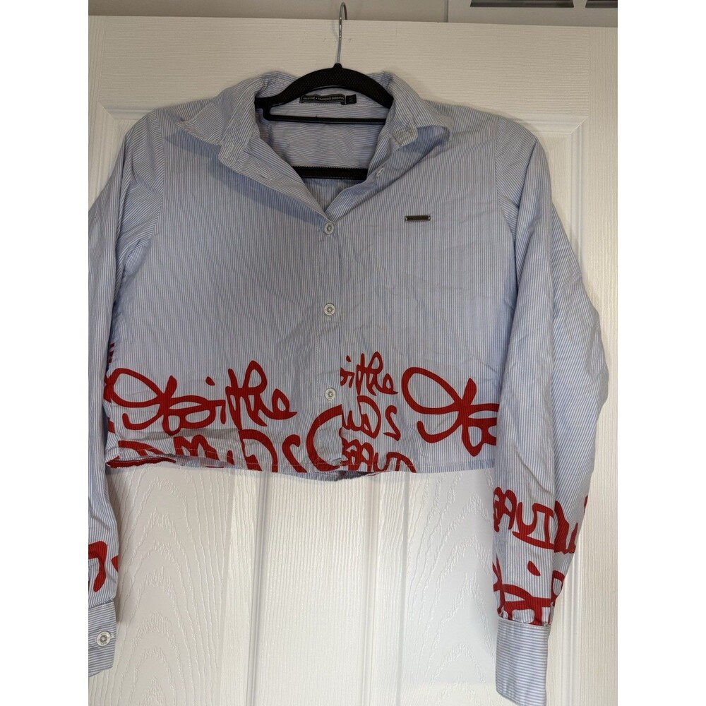Marithe Francois Girbaud Womens Shirt Size M Pre Owned